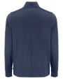 Navy Midshipmen Cutter & Buck Forge Recycled Four-Way Stretch Mens Quarter Zip Pullover Dark Navy Blue Heather Mannequin Back