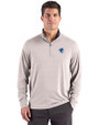 Seton Hall Pirates Cutter & Buck Forge Recycled Four-Way Stretch Mens Quarter Zip Pullover Polished Heather Front