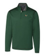 Miami Hurricanes Cutter & Buck Evergreen Reversible Overknit Hunter Green Mannequin