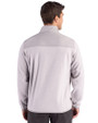 Dartmouth Big Green Cutter & Buck Hunts Point Recycled Fleece Mens Hybrid Full Zip Jacket
 Polished Medium Gray Back