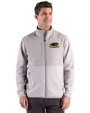 Wisconsin-Milwaukee Panthers Cutter & Buck Hunts Point Recycled Fleece Mens Hybrid Full Zip Jacket
 Polished Medium Gray Front