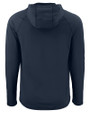 Navy Midshipmen Cutter & Buck Prospect Recycled Featherlight Stretch Mens Big & Tall Hooded Pullover Navy Blue Mannequin Back