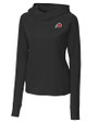 Utah Utes Cutter & Buck Womens Traverse Sweatshirt Hoodie Black Mannequin
