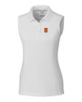 Syracuse Orange Cutter & Buck Womens Advantage Polo Sleeveless White Mannequin