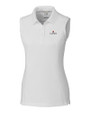 Illinois Fighting Illini Cutter & Buck Womens Advantage Polo Sleeveless White Mannequin