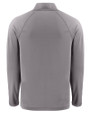 Navy Midshipmen Cutter & Buck Prospect Recycled Featherlight Stretch Mens Big & Tall Quarter Zip Elemental Grey Mannequin Back