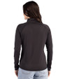 Georgia Southern Eagles Cutter & Buck Prospect Recycled Featherlight Stretch Womens Quarter Zip Black Back