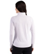 Georgia Southern Eagles Cutter & Buck Prospect Recycled Featherlight Stretch Womens Quarter Zip White Back