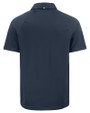 Navy Midshipmen Cutter & Buck Prospect Recycled Featherlight Stretch Mens Sport Polo Navy Blue Mannequin Back