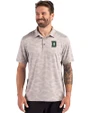 Dartmouth Big Green Cutter & Buck Coastline Recycled Double Peached Camo Print Mens Polo CONCRETE Front