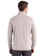 Bethune-Cookman Wildcats Cutter & Buck Forge Recycled Four-Way Stretch Mens Big & Tall Quarter Zip Pullover Polished Heather Back