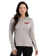 UConn Huskies Cutter & Buck Forge Recycled Four-Way Stretch Womens Quarter Zip Pullover Polished Heather Front