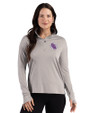Stephen F Austin Lumberjacks Cutter & Buck Forge Recycled Four-Way Stretch Womens Quarter Zip Pullover Polished Heather Front