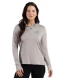 Southern University Jaguars Cutter & Buck Forge Recycled Four-Way Stretch Womens Quarter Zip Pullover Polished Heather Front