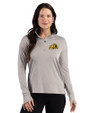 Bowie State Bulldogs Cutter & Buck Forge Recycled Four-Way Stretch Womens Quarter Zip Pullover Polished Heather Front