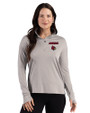 Louisville Cardinals Cutter & Buck Forge Recycled Four-Way Stretch Womens Quarter Zip Pullover Polished Heather Front