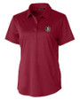 Florida State Seminoles Cutter & Buck Prospect Eco Textured Stretch Recycled Womens Short Sleeve Polo Chutney Mannequin