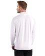 Virginia Military Institute Keydets Cutter & Buck Prospect Recycled Featherlight Stretch Mens Quarter Zip White Back
