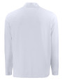 Navy Midshipmen Cutter & Buck Prospect Recycled Featherlight Stretch Mens Quarter Zip White Mannequin Back