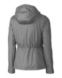 Purdue Boilermakers Cutter & Buck Womens Panoramic Packable Jacket Black Mannequin Back