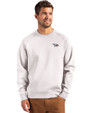 North Carolina Central Eagles Cutter & Buck Roam Recycled Buttery-Soft Knit Mens Crew Neck Pullover Solitare Front