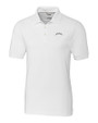 Los Angeles Chargers Mono Cutter & Buck Advantage Epic Confidence Recycled Tri-Blend Pique Mens Big & Tall Polo White Mannequin