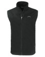 Los Angeles Chargers Mono Cutter & Buck Charter Recycled Packable Mens Full Zip Vest Black Mannequin
