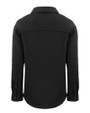 Los Angeles Chargers Mono Cutter & Buck Roam Recycled Buttery-Soft Knit Womens Button Down Shirt Jacket Black Mannequin Back
