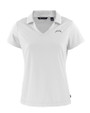 Los Angeles Chargers Mono Cutter & Buck Daybreak Recycled Womens V-Neck Polo White Mannequin