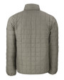 Los Angeles Chargers Mono Cutter & Buck Rainier Recycled Insulated Puffer Mens Full Zip Jacket Poplar Melange Mannequin Back