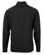 Los Angeles Chargers Mono Cutter & Buck Adapt Recycled Soft Knit Stretch Mens Hybrid Full Zip Jacket Black Mannequin Back