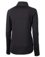 Los Angeles Chargers Mono Cutter & Buck Adapt Recycled Soft Knit Stretch Womens Half Zip Pullover Black Mannequin Back