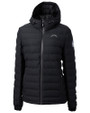 Los Angeles Chargers Mono Cutter & Buck Mission Ridge   Repreve® Recycled Insulated Puffer Womens Full Zip Jacket Black Mannequin