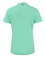 Los Angeles Chargers Mono Cutter & Buck Forge Recycled Four-Way Stretch Heathered Womens Blade Top Fresh Mint Heather Mannequin Back