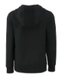 Los Angeles Chargers Mono Cutter & Buck Roam Recycled Buttery-Soft Knit Mens Half Zip Hooded Pullover Black Mannequin Back