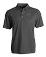Los Angeles Chargers Mono Cutter & Buck Pike Recycled Symmetry Print Mens Big & Tall Polo Black/White Mannequin