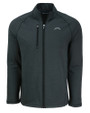 Los Angeles Chargers Mono Cutter & Buck Peshastin Recycled GridFleece Mens Full Zip Jacket Black Heather Mannequin