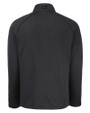 Los Angeles Chargers Mono Cutter & Buck Peshastin Recycled GridFleece Mens Full Zip Jacket Black Heather Mannequin Back