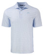 Los Angeles Chargers Mono Cutter & Buck Pike Recycled Diamond Dot Print Mens Big & Tall Polo Atlas Light Blue Mannequin