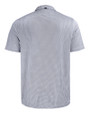 Los Angeles Chargers Mono Cutter & Buck Pike Recycled Diamond Dot Print Mens Big & Tall Polo Black Mannequin Back
