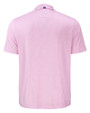 Los Angeles Chargers Mono Cutter & Buck Pike Recycled Diamond Dot Print Mens Polo Gelato Fuchsia Mannequin Back