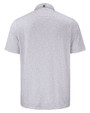 Los Angeles Chargers Mono Cutter & Buck Pike Recycled Flora Print Mens Polo Polished Medium Gray Mannequin Back