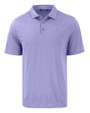 Los Angeles Chargers Mono Cutter & Buck Coastline Recycled Double Peached Mens Polo Hyacinth Mannequin