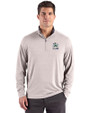 Notre Dame Fighting Irish Alumni - Cutter & Buck Forge Recycled Four-Way Stretch Mens Quarter Zip Pullover Polished Heather Front