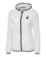 Washington State Cougars Cutter & Buck Womens Breaker Hooded Jacket White Mannequin