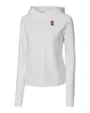 Stanford Cardinal - Cutter & Buck Womens Traverse Sweatshirt Hoodie White Mannequin