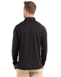 Tennessee Volunteers Alumni Cutter & Buck Prospect Recycled Featherlight Stretch Mens Big & Tall Quarter Zip Black Back