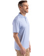 Los Angeles Rams- Cutter & Buck Pike Recycled Diamond Dot Print Mens Polo Tour Blue Side