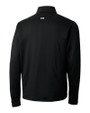 Stanford Cardinal  Cutter & Buck Shaw Hybrid Half Zip Black Mannequin Back
