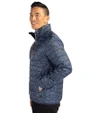 Philadelphia Eagles Americana - Cutter & Buck Rainier Recycled Insulated Printed Puffer Mens Full Zip Jacket Dark Navy Side
